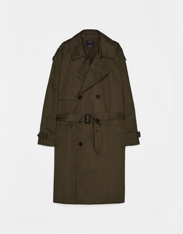 Trench-style coat